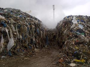 A photograph taken of a fire at Waste4Fuels Orpington site on March 18